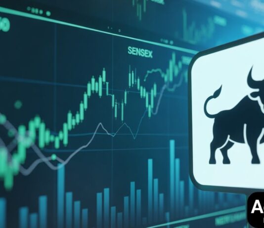 Nifty 50 आज: बाजार में मंदी या तेजी का संकेत? Nifty 50 index graph showing market trend signals of rise or fall.