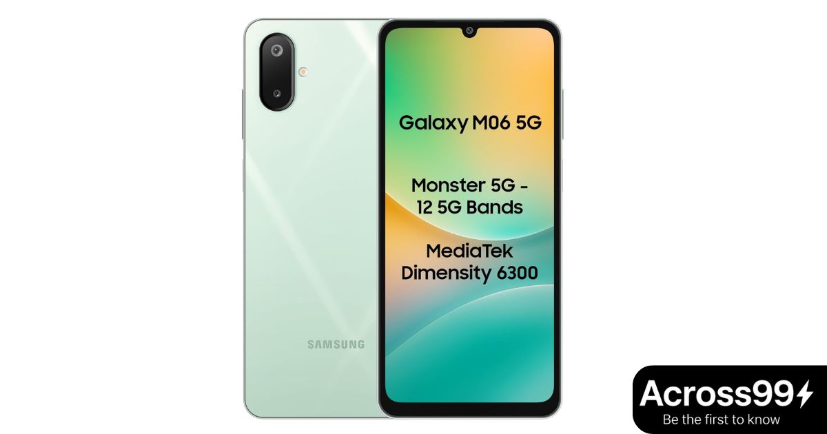 Samsung Galaxy M06 5G launched at ₹10,000 with sleek design and modern features.