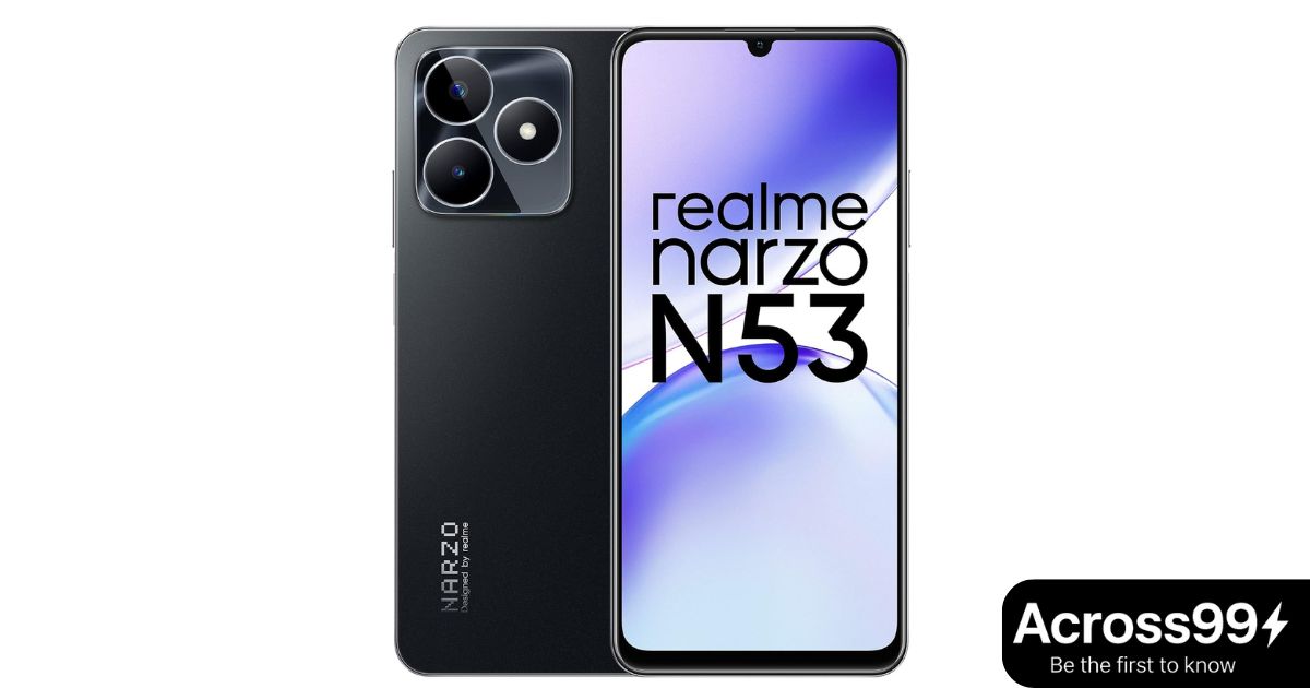 Realme Narzo N53 stylish budget smartphone priced at ₹9,000.