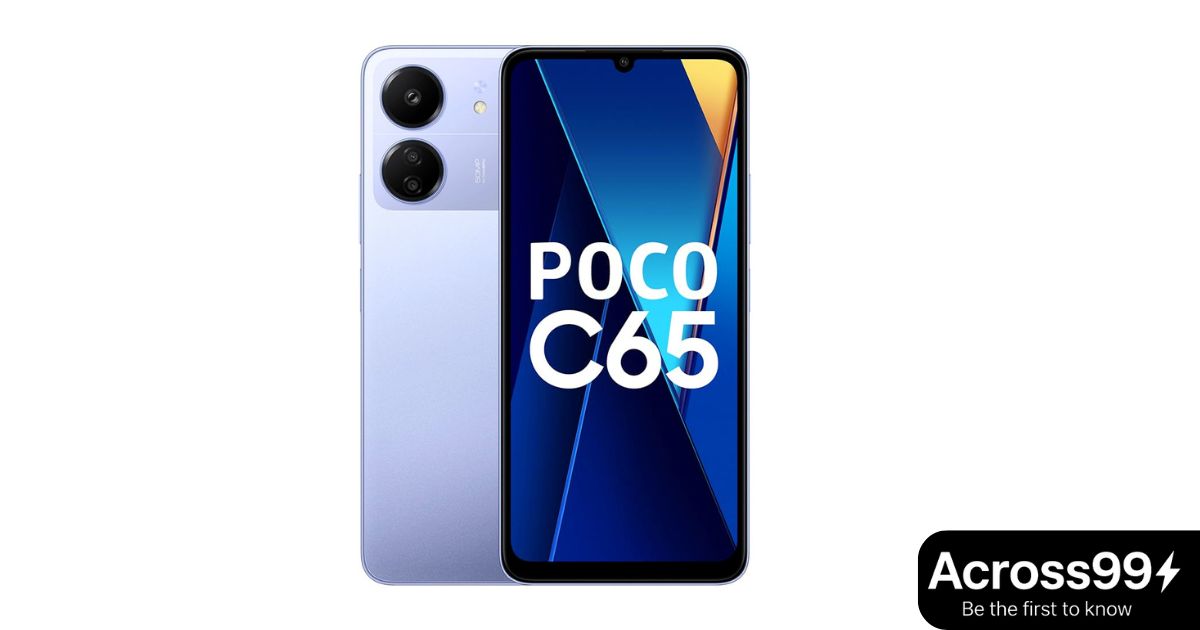 Poco C65 budget 4G smartphone designed for media consumption.