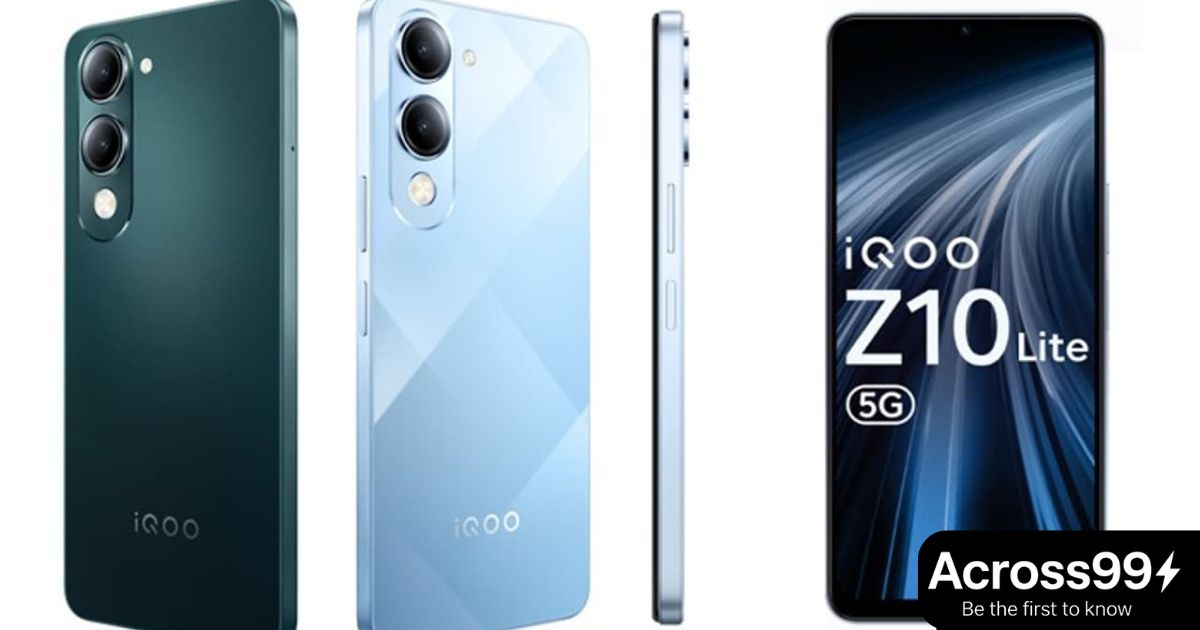 iQOO Z10 Lite 5G budget phone with massive battery and 50MP dual camera.