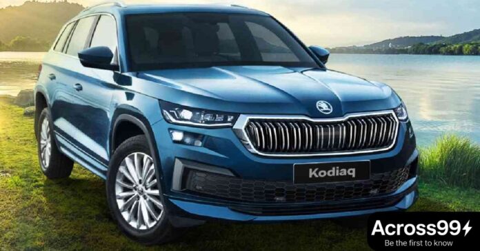 Skoda Kodiaq 2025 luxury SUV front view in India