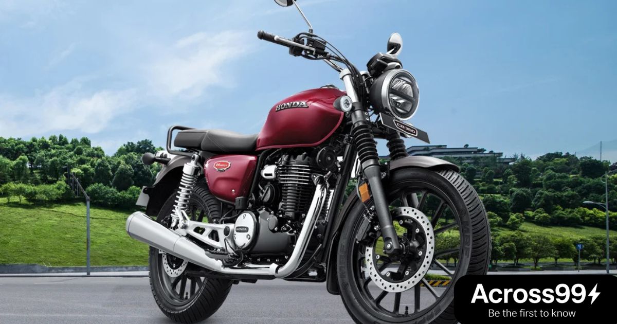 Honda CB350 2025 bike with sleek design, powerful 348cc engine, and modern safety features.