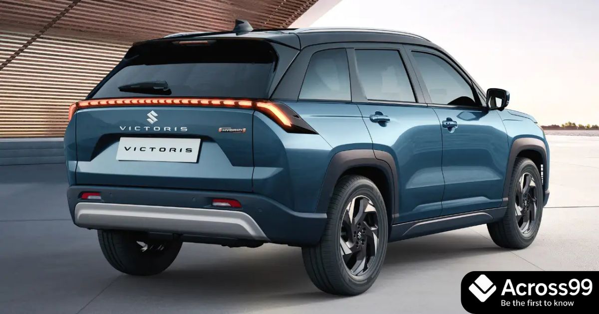 New Maruti Victoris 2025 SUV with LED headlights and alloy wheels