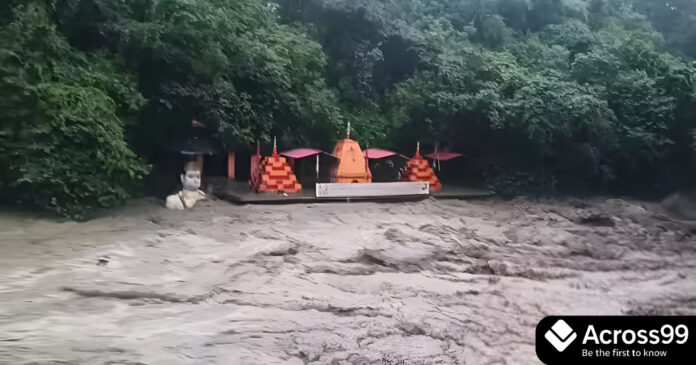 Cloudburst in Dehradun’s Sahastradhara area causing landslides and flood-like conditions