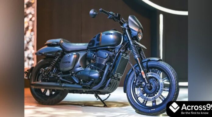 Yezdi Roadster 2025 लॉन्च: नई कीमत, दमदार फीचर्स और अपडेटेड डिजाइन Yezdi Roadster 2025 side view