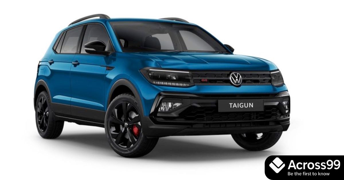 Side profile of Volkswagen Taigun Facelift 2026