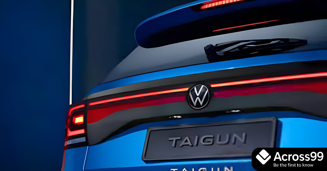 Interior dashboard and infotainment of Taigun Facelift 2026