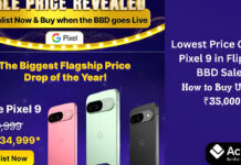Google Pixel 9 Big Billion Days Sale 2025 – 35,000 रुपये से कम में फ्लैगशिप फोन Google Pixel 9 Big Billion Days 2025 Discount Offer