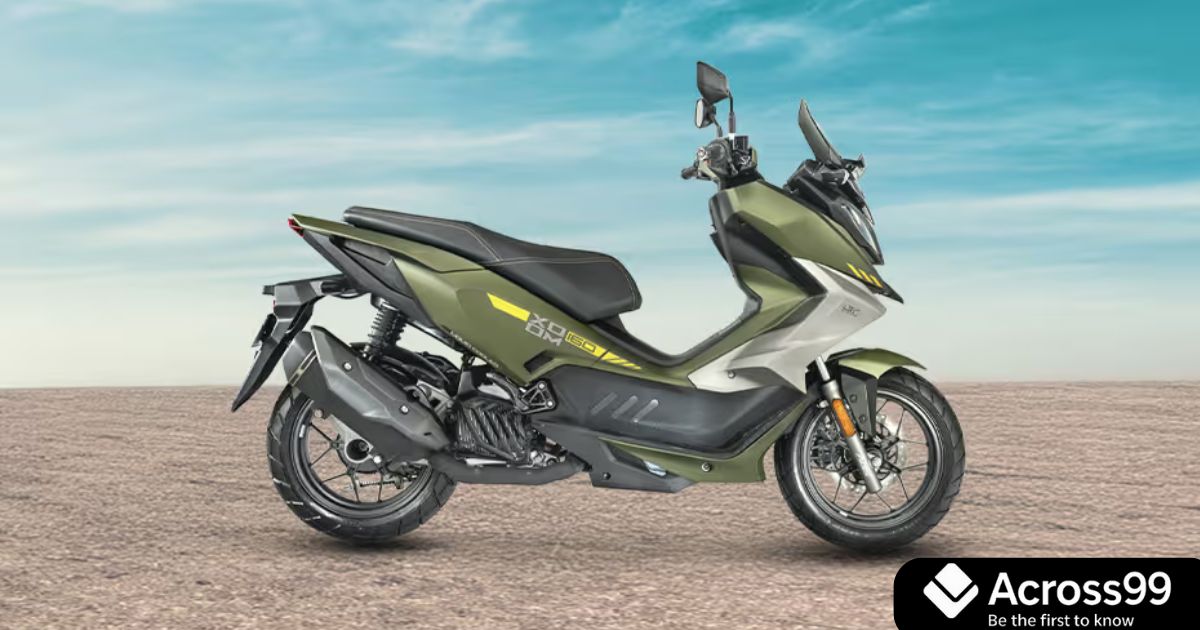 Hero Xoom 160 front view with LED headlight