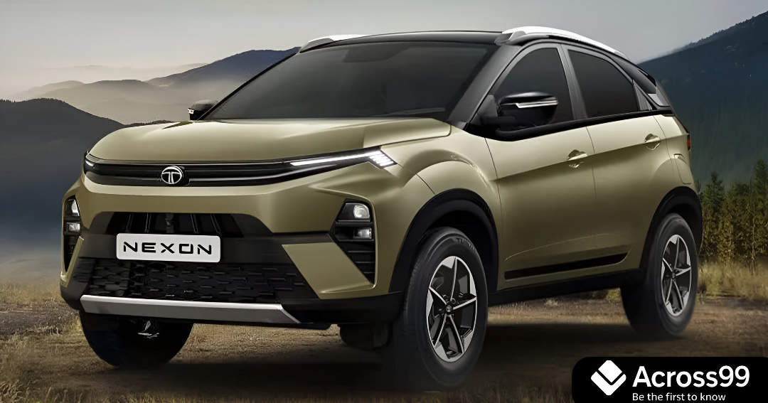 Tata Nexon 2025 interior with panoramic sunroof and infotainment