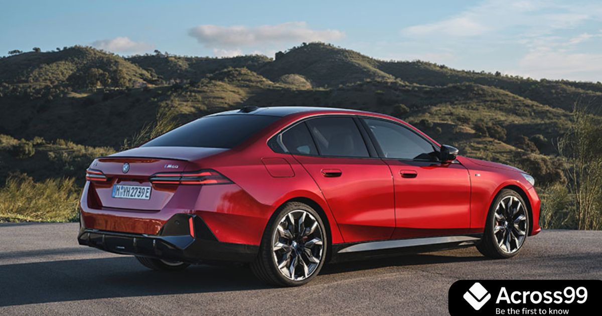 BMW i5 M60 xDrive charging station