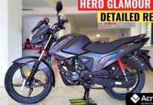 Hero Glamour X 125cc 2025 – कीमत, फीचर्स और माइलेज की पूरी जानकारी Hero Glamour X 125cc stylish red color side view