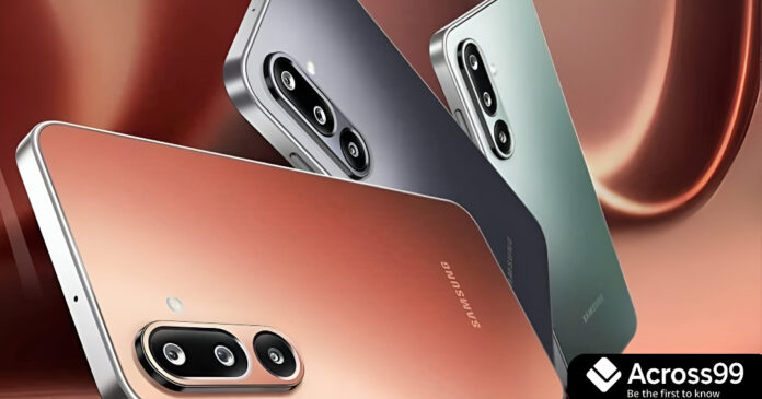 Samsung Galaxy M36 5G front view showing AMOLED display and sleek design