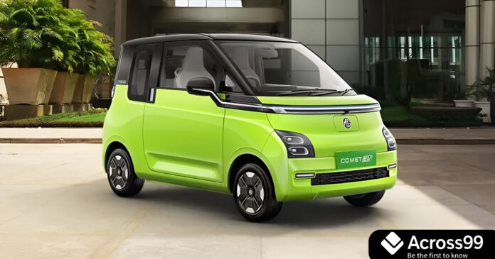 MG Comet EV 2025 compact electric car front view
