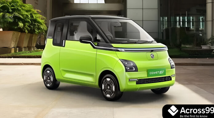 MG Comet EV 2025: कीमत, वेरिएंट्स, फीचर्स और स्पेसिफिकेशन MG Comet EV 2025 compact electric car front view