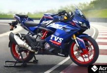 TVS Apache 310 सीरीज पर बड़ी राहत: कीमतों में ₹27,000 तक की कटौती TVS Apache RR 310 side view showcasing sporty design