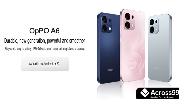 Oppo A6 5G स्पेसिफिकेशन और कीमत – भारत में 2025 अपडेट Oppo A6 5G 2025 front and back view
