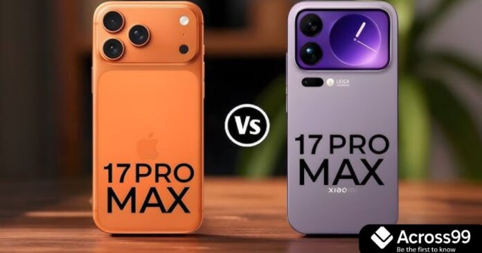 Xiaomi 17 Pro with Leica triple rear camera and sleek design.