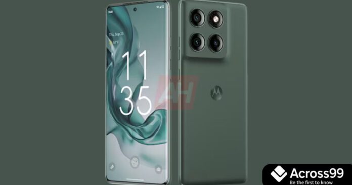 Moto Edge 70 front view with sleek display