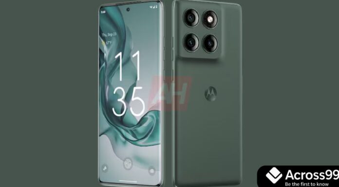 Moto Edge 70 Leak: पतला डिजाइन, दमदार फीचर्स और जल्द लॉन्च अपडेट Moto Edge 70 front view with sleek display