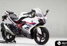 BMW G 310 RR लिमिटेड एडिशन भारत में लॉन्च: कीमत और फीचर्स जानें BMW G 310 RR Limited Edition side view in black color