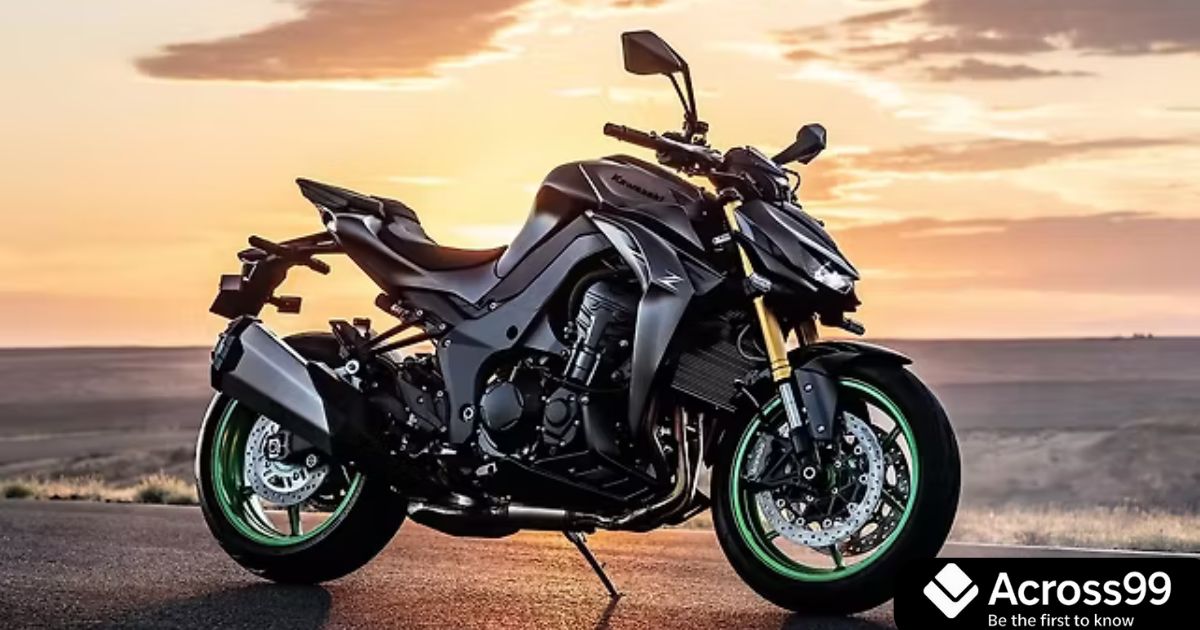 Side view of Kawasaki Z1100 2026 showing sporty design
