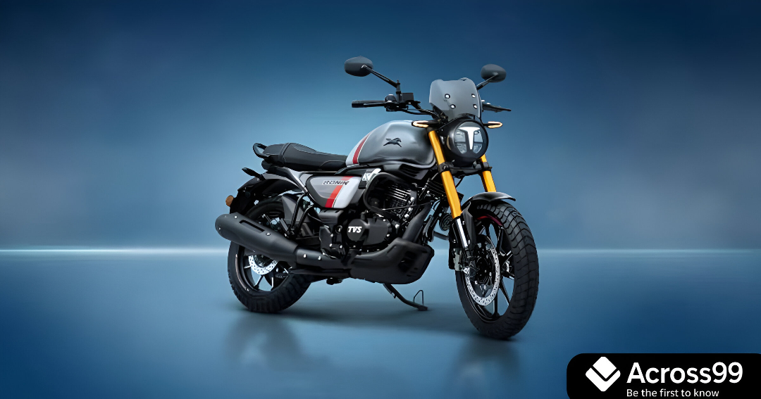 TVS Ronin 2025 riding on city road, showing performance and style
