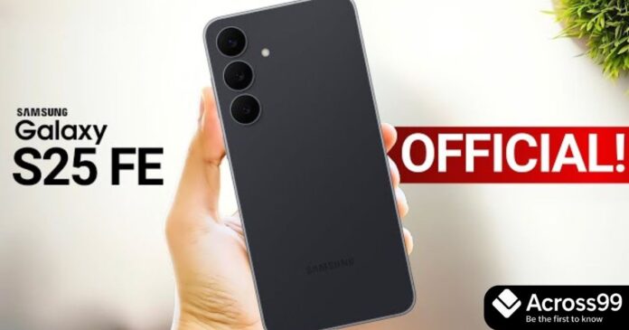 Samsung Galaxy S25 FE front and back view