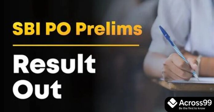 SBI PO Prelims Result 2025 scorecard download link on official website