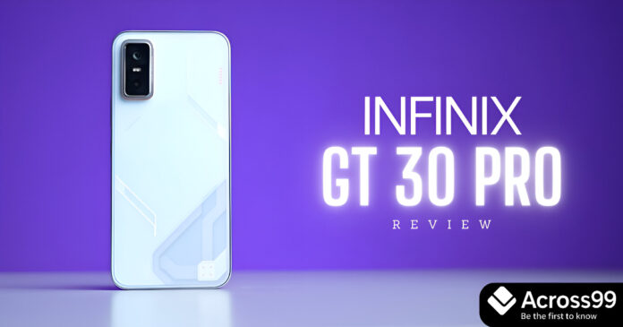 Infinix GT 30 Pro smartphone front and back view