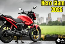 Hero Glamour 125 2025: लॉन्च डेट, कीमत, माइलेज और फीचर्स की जानकारी Hero Glamour 125 2025, stylish and sporty bike side view.