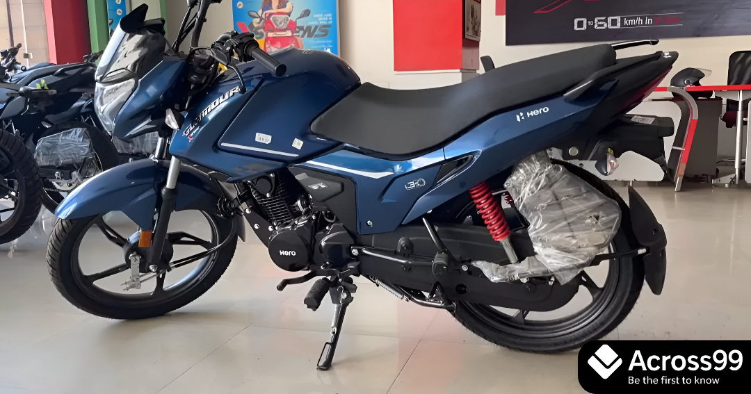 Hero Glamour 125 2025, modern commuter bike for city riding.