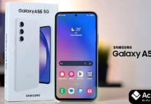 Samsung Galaxy A55 5G: नई कीमत, शानदार फीचर्स और जबरदस्त ऑफर्स Samsung Galaxy A55 5G front and back design with triple rear camera and 32MP selfie camera.