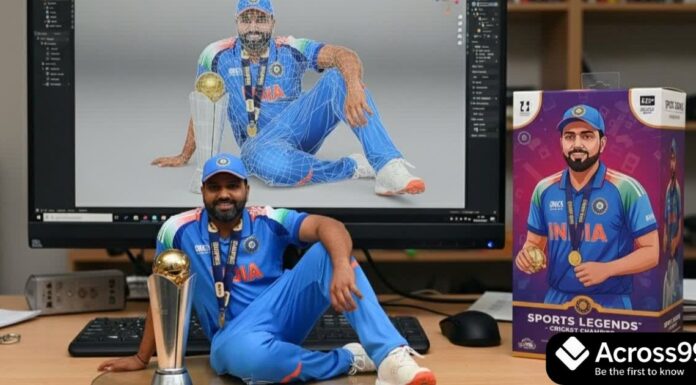 Nano Banana AI 3D Figurines बनाना अब Google Gemini से आसान Small, shiny 3D cartoon-style figurine created with Nano Banana AI.