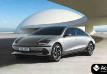 Hyundai Ioniq 6: Facelift और N Line वेरिएंट की पूरी जानकारी Hyundai Ioniq 6 facelift 2025 in sleek blue color.