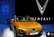 VinFast VF6 भारत में लॉन्च – Price, Range और Features की पूरी जानकारी VinFast VF6 electric SUV front view with LED headlights.