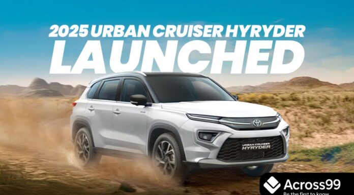 Toyota Urban Cruiser Hyryder Aero Edition 2025: लॉन्च, डिजाइन, फीचर्स और कीमत Toyota Hyryder Aero Edition 2025 front view in all-black design