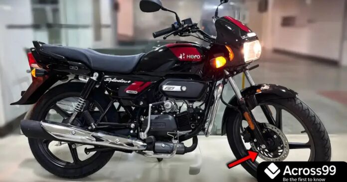 Hero Splendor Plus 2025 bike side view