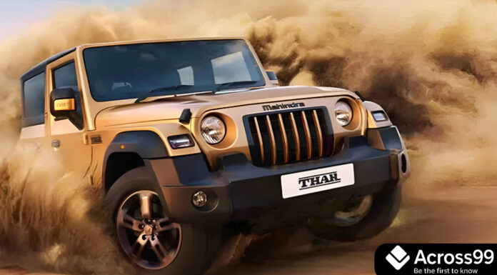 Mahindra Thar 2025 Facelift: कीमत, वेरिएंट और सभी अपडेट्स एक नजर में Mahindra Thar 2025 Facelift front view in red color