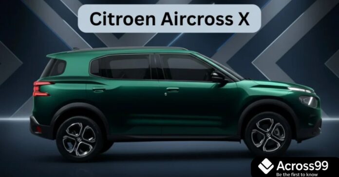 Citroen Aircross X 2025 front view in Deep Forest Green