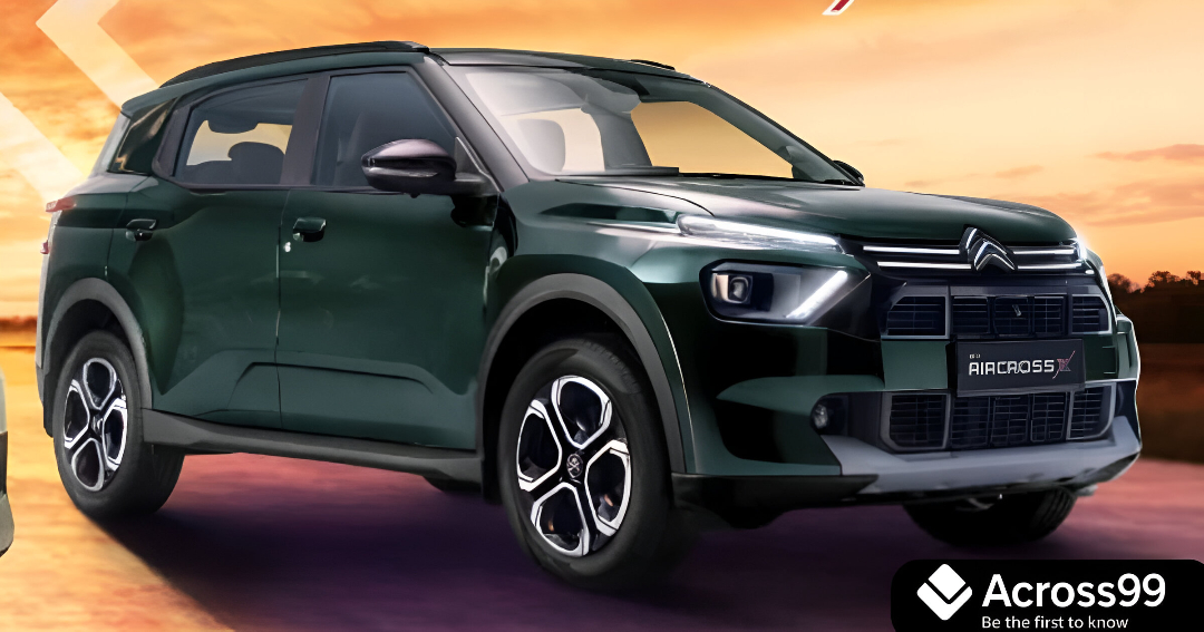 Citroen Aircross X 2025 SUV parked with stylish dual-tone roof