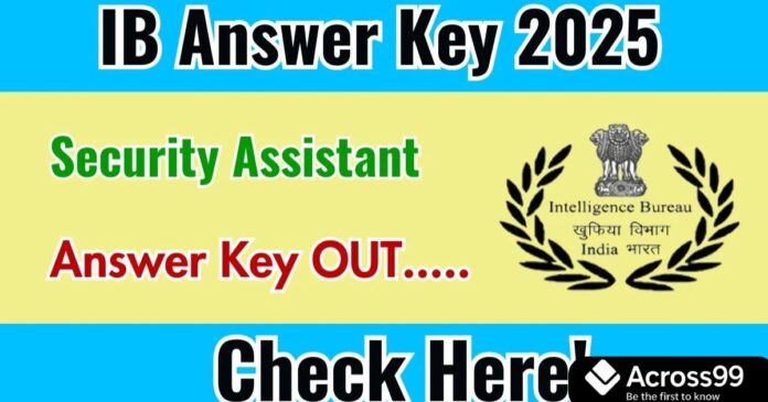 IB Security Assistant Answer Key 2025 PDF download guide