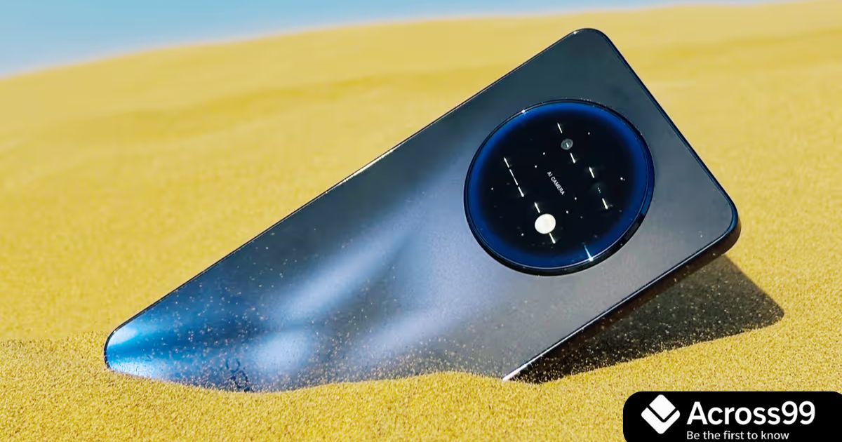 Front view of Oppo F31 Pro+ showing 6.8-inch AMOLED display.