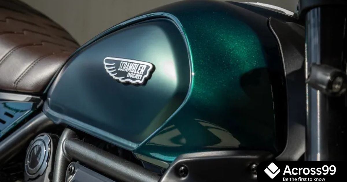 Ducati Scrambler Nightshift 2026 front view with LED indicators