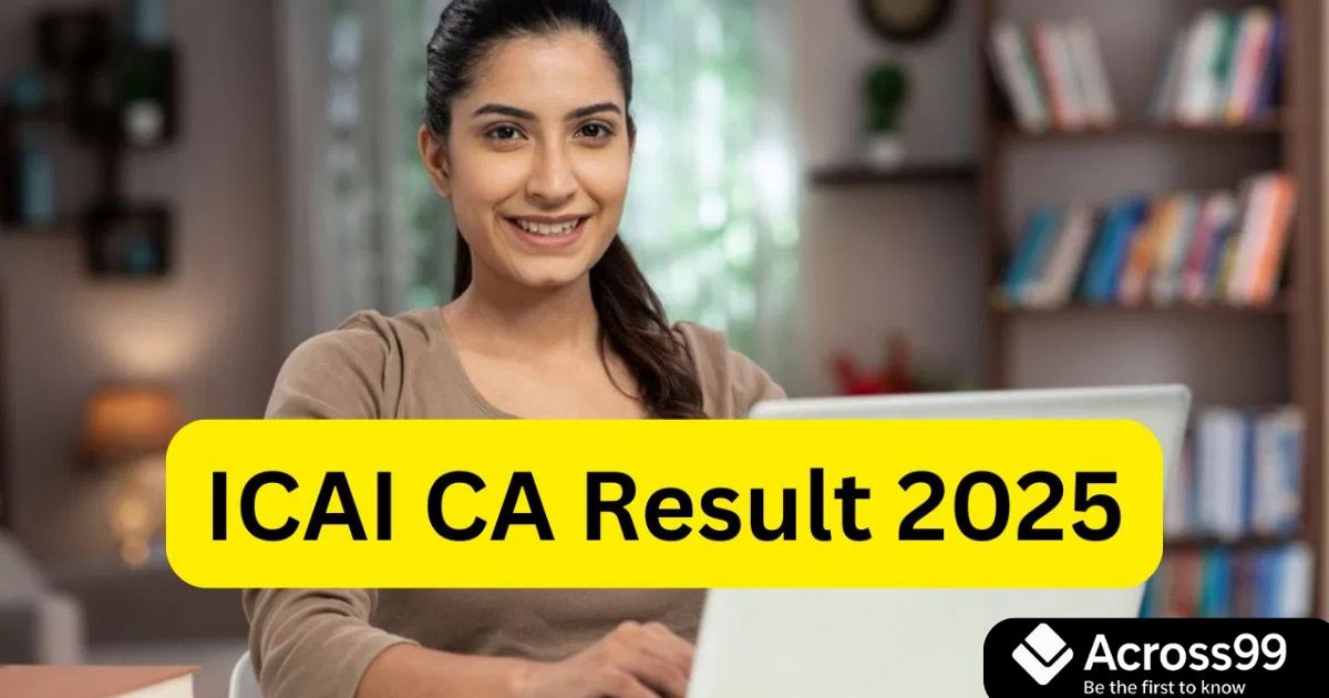 CA September 2025 merit list and scorecard display.