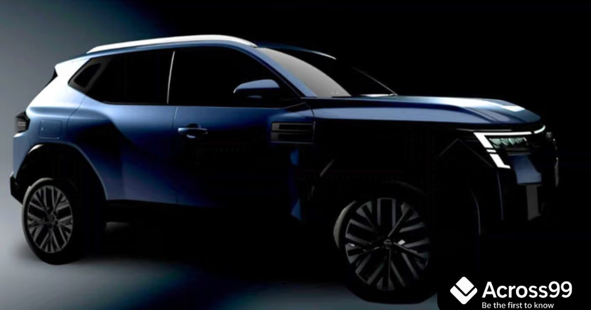 Nissan Tekton SUV rear view with LED tail lights