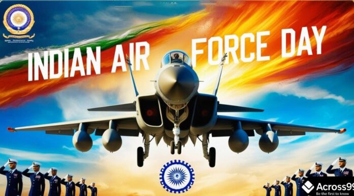 Indian Air Force Day 2025: 93वां स्थापना दिवस आज, जानें इतिहास, महत्व और थीम Indian Air Force jets performing aerobatics on Air Force Day 2025