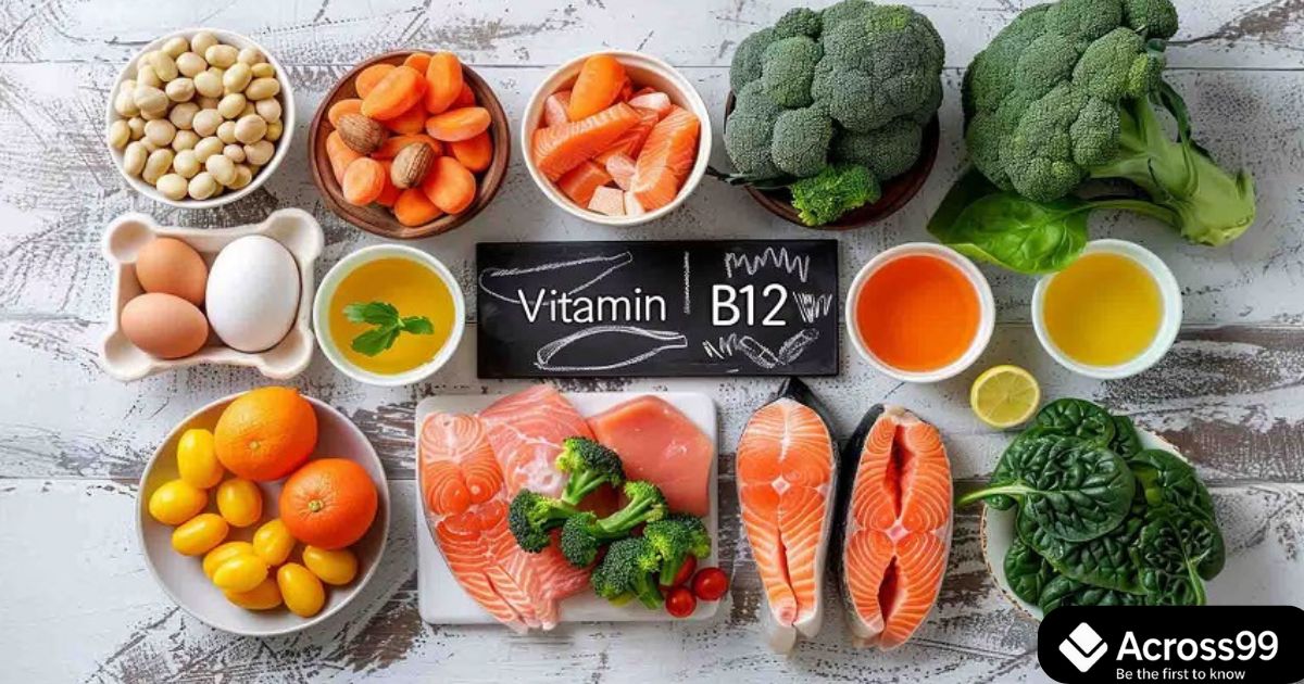 Vitamin B12 rich foods like eggs, fish, and dairy