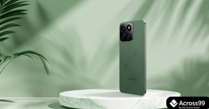 Your paragraph text - 2025-10-08T202410.368 Honor X7c 5G smartphone front view with display on